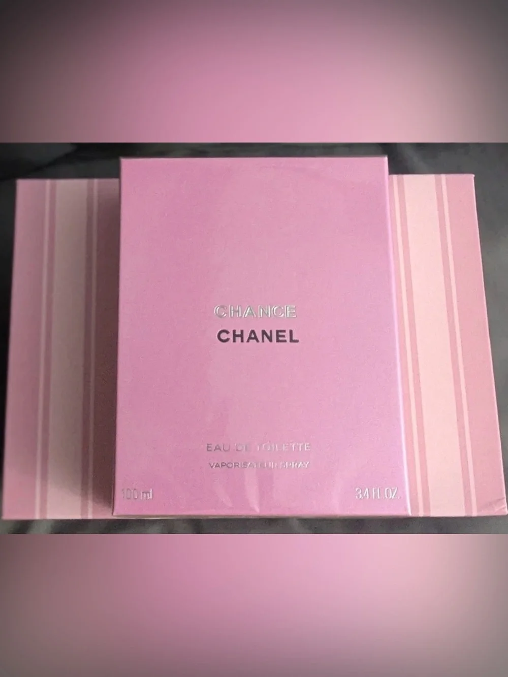CHANEL logo black lettering